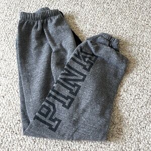 VS Pink joggers. Great Condition